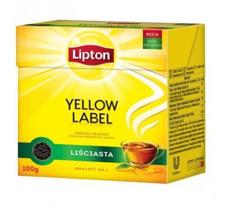 HERBATA LIPTON LIŚCIASTA 100g