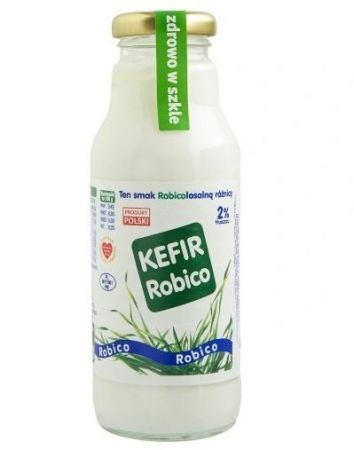 KEFIR ROBICO 280 g (szklana butelka)