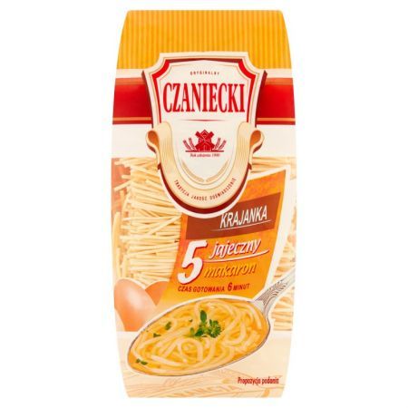 MAKARON 5 JAJECZNY KRAJANKA CZANIECKI 250g