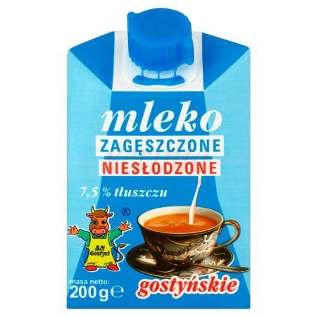 MLEKO ZAGĘSZCZONE NIESŁODZONE 200g