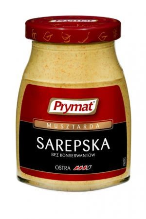 MUSZTARDA SAREPSKA OSTRA PRYMAT 180g