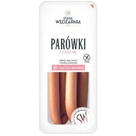 PARÓWKI ZE STAREJ WĘDZARNI Z CIELĘCINĄ 170g