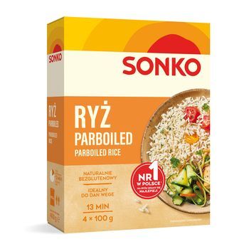 RYŻ PARABOILED SONKO 4X100g