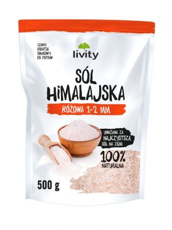 SÓL HIMALAJSKA RÓŻOWA 1-2mm LIVITY 500g